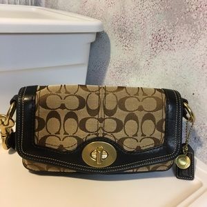 Coach Signature Iconic Flap Bag